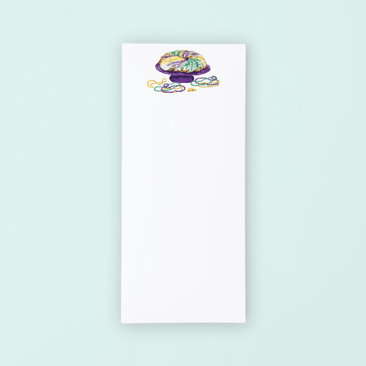 King Cake Lists Pad - themonogram manor 