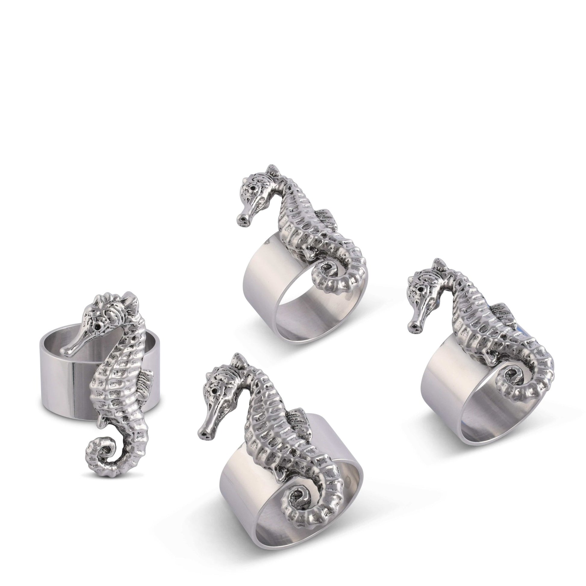 Sea Horse Napkin Rings - set of 4 - themonogram manor 