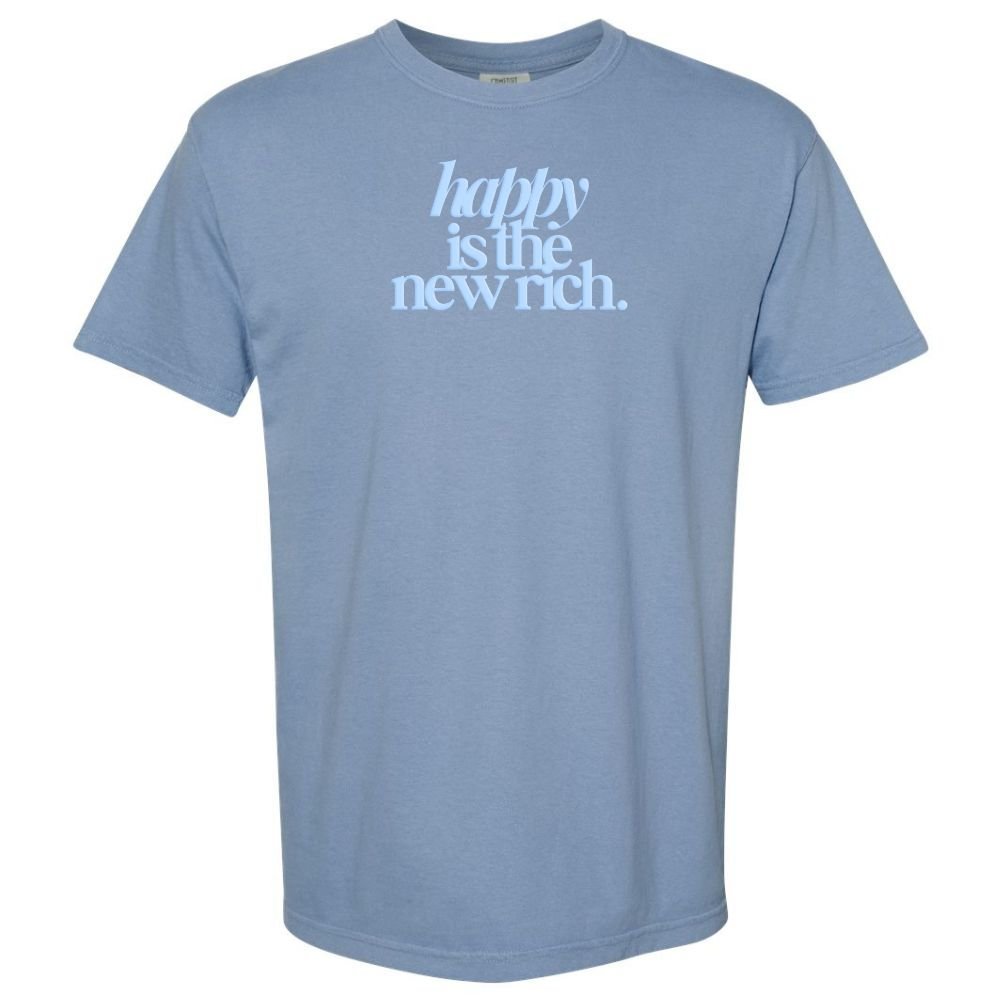 PUFF 'Happy Is The New Rich' T-Shirt - themonogram manor 