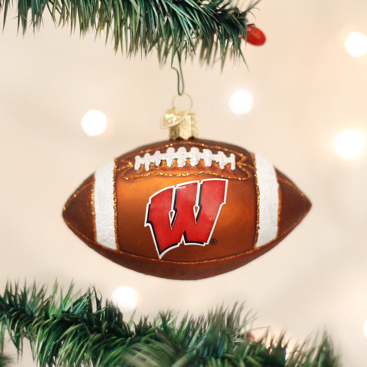 Wisconsin Football Ornament - themonogram manor 