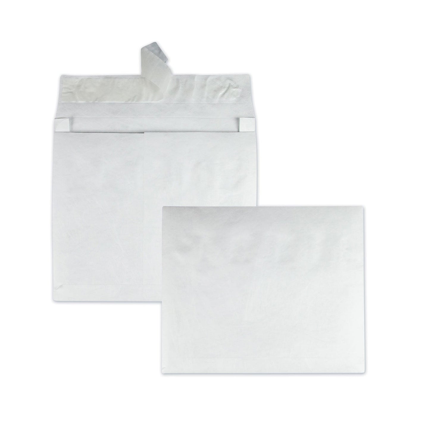 Survivor Lightweight 14 lb Tyvek Open End Expansion Mailers, 15, Square Flap, Redi - Strip Adhesive Closure, 10 x 15, White, 100/Carton - themonogram manor 