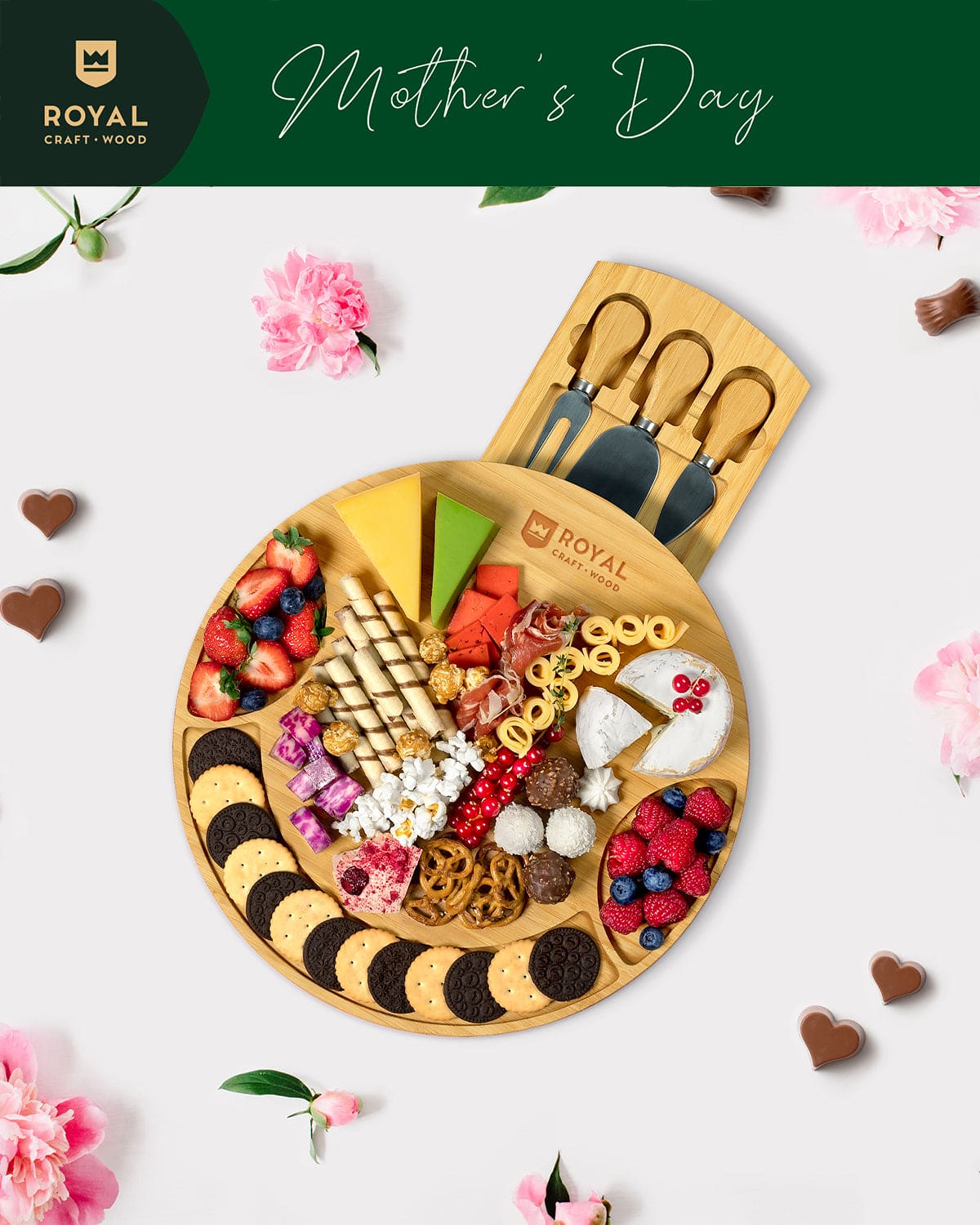 Cheese Board, Round - themonogram manor 