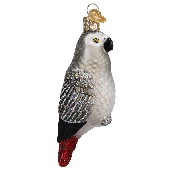 African Grey Parrot Ornament - themonogram manor 