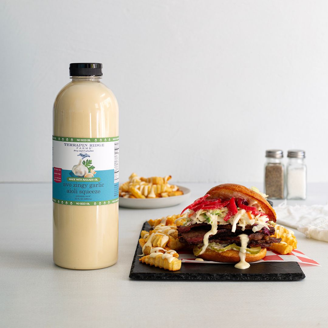 Avo Zingy Garlic Aioli - Quart - themonogram manor 