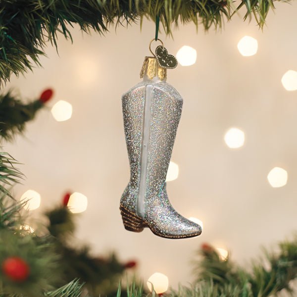Glittered Boot Ornament - themonogram manor 