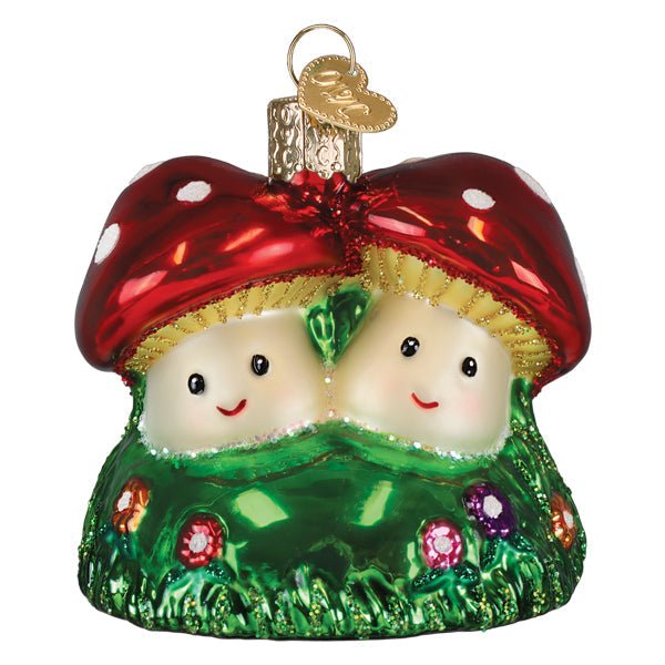 Happy Mushrooms Ornament - themonogram manor 