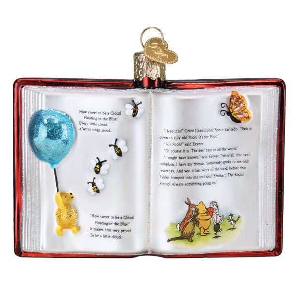 Winnie - the - Pooh Book Ornament - themonogram manor 