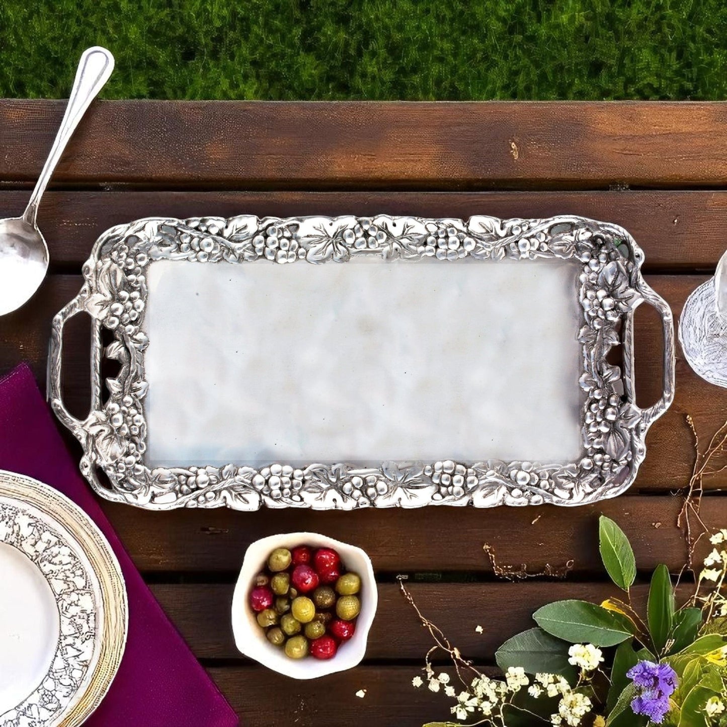 Grape Serving Tray - themonogram manor 