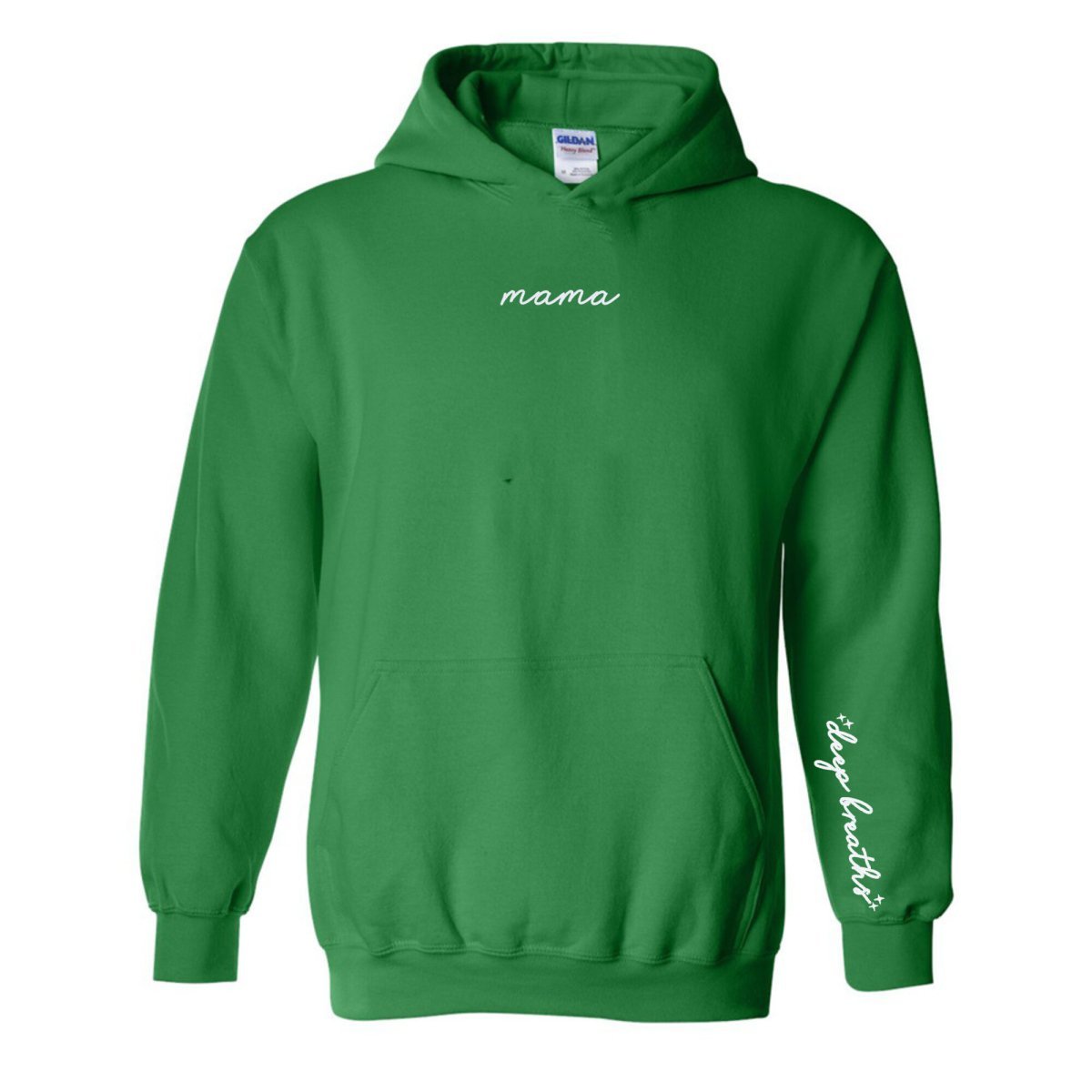 Mama 'Deep Breaths Reminder' Hoodie - themonogram manor 