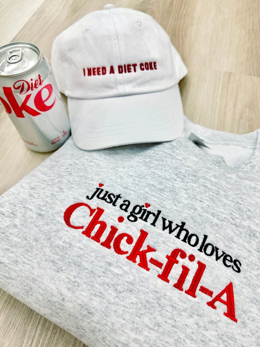 'I Need A Diet Coke' Baseball Hat - themonogram manor 