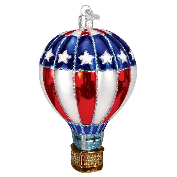 Patriotic Hot Air Balloon Ornament - themonogram manor 