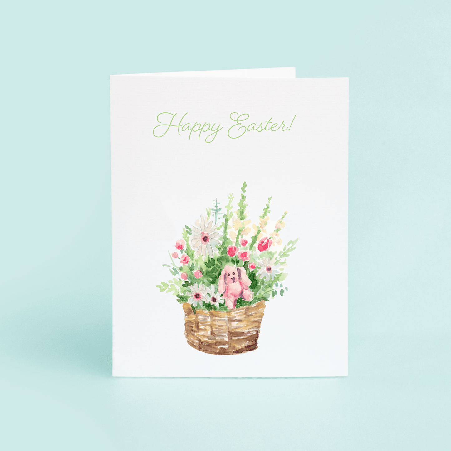 Flower Basket "Happy Easter" - themonogram manor 