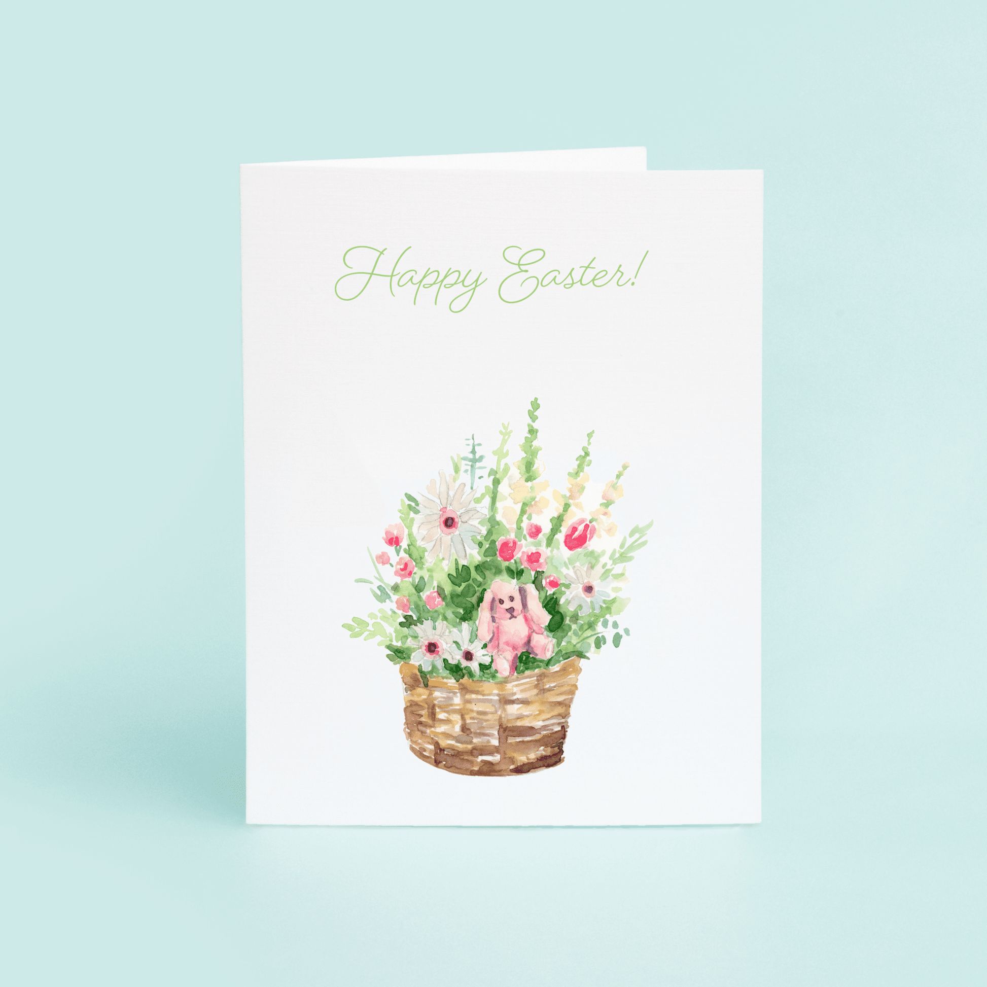 Flower Basket "Happy Easter" - themonogram manor 