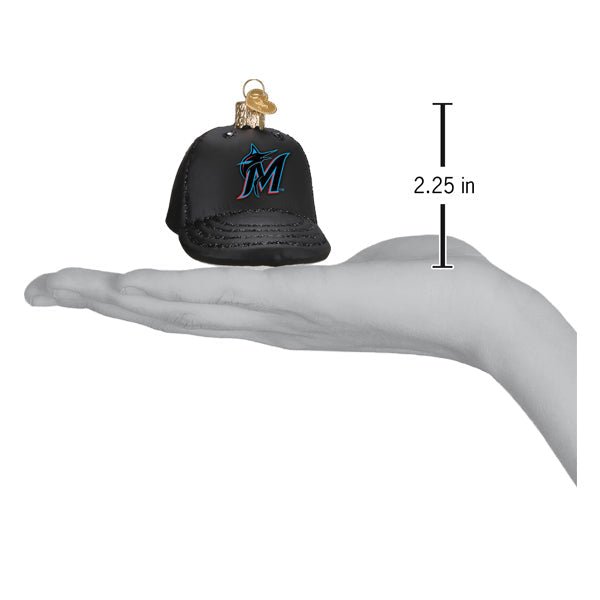 Marlins Baseball Cap Ornament - themonogram manor 