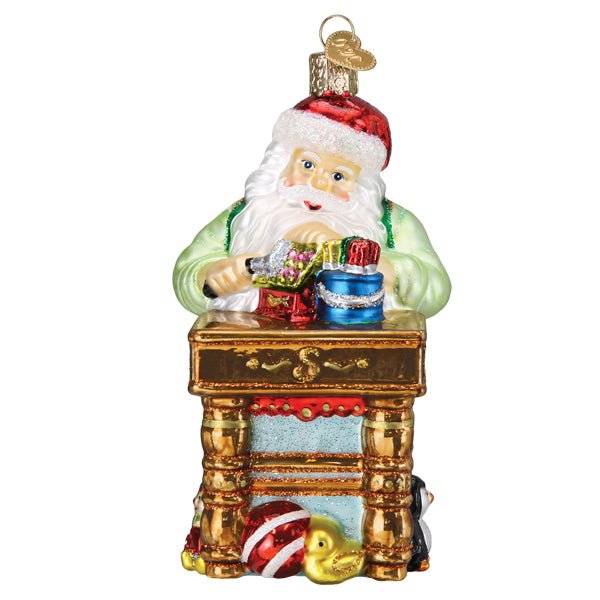 Workshop Santa Ornament - themonogram manor 