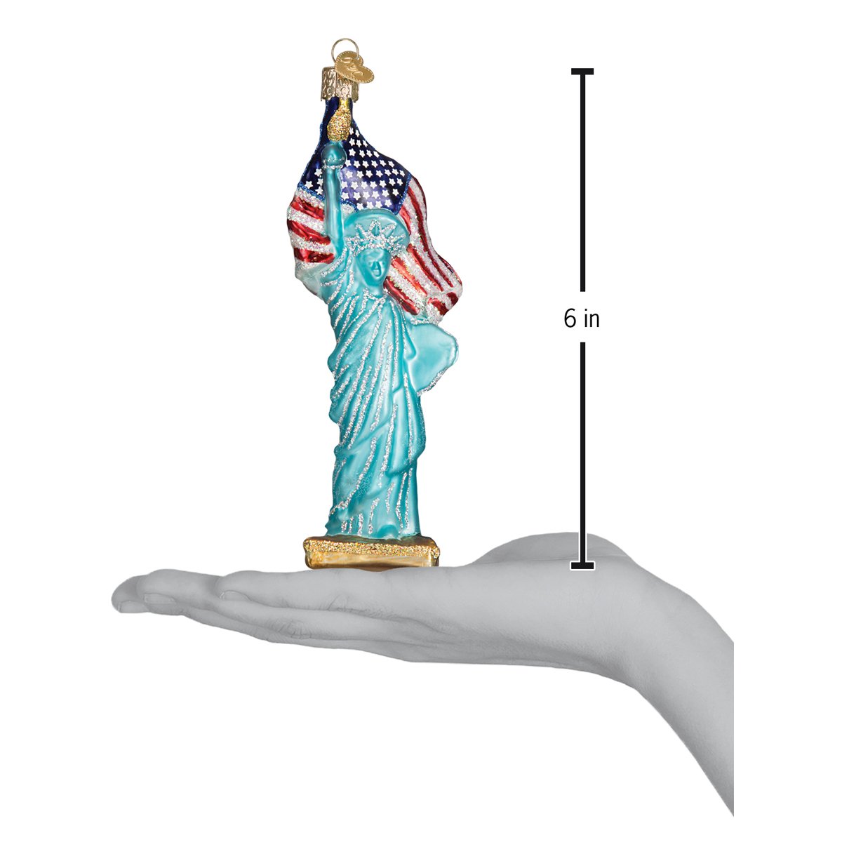 Statue Of Liberty Ornament - themonogram manor 