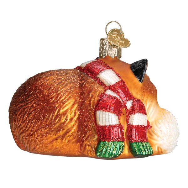 Cozy Fox Ornament - #themonogram manor #