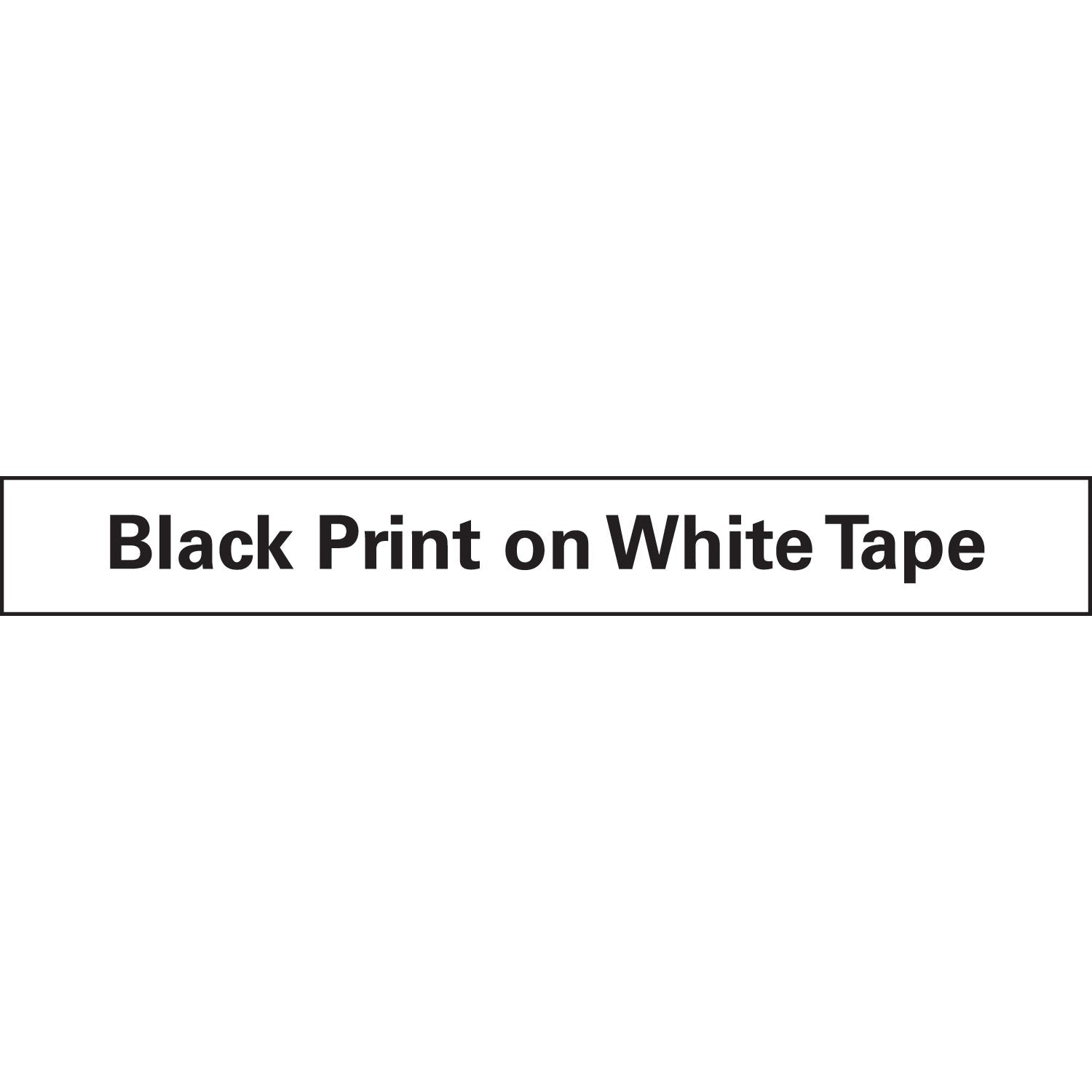 DYMO D1 High - Performance Polyester Removable Label Tape, 0.75" x 23 ft, Black on White - themonogram manor 