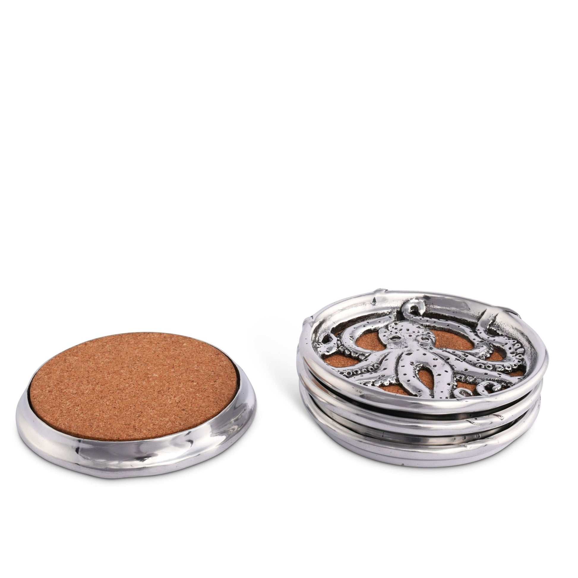 Octopus Drink Coaster Set of 4 - themonogram manor 