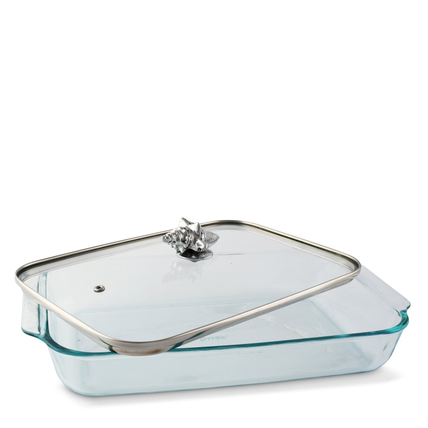 Shell Lid with Pyrex 3 quart Baking Dish - themonogram manor 