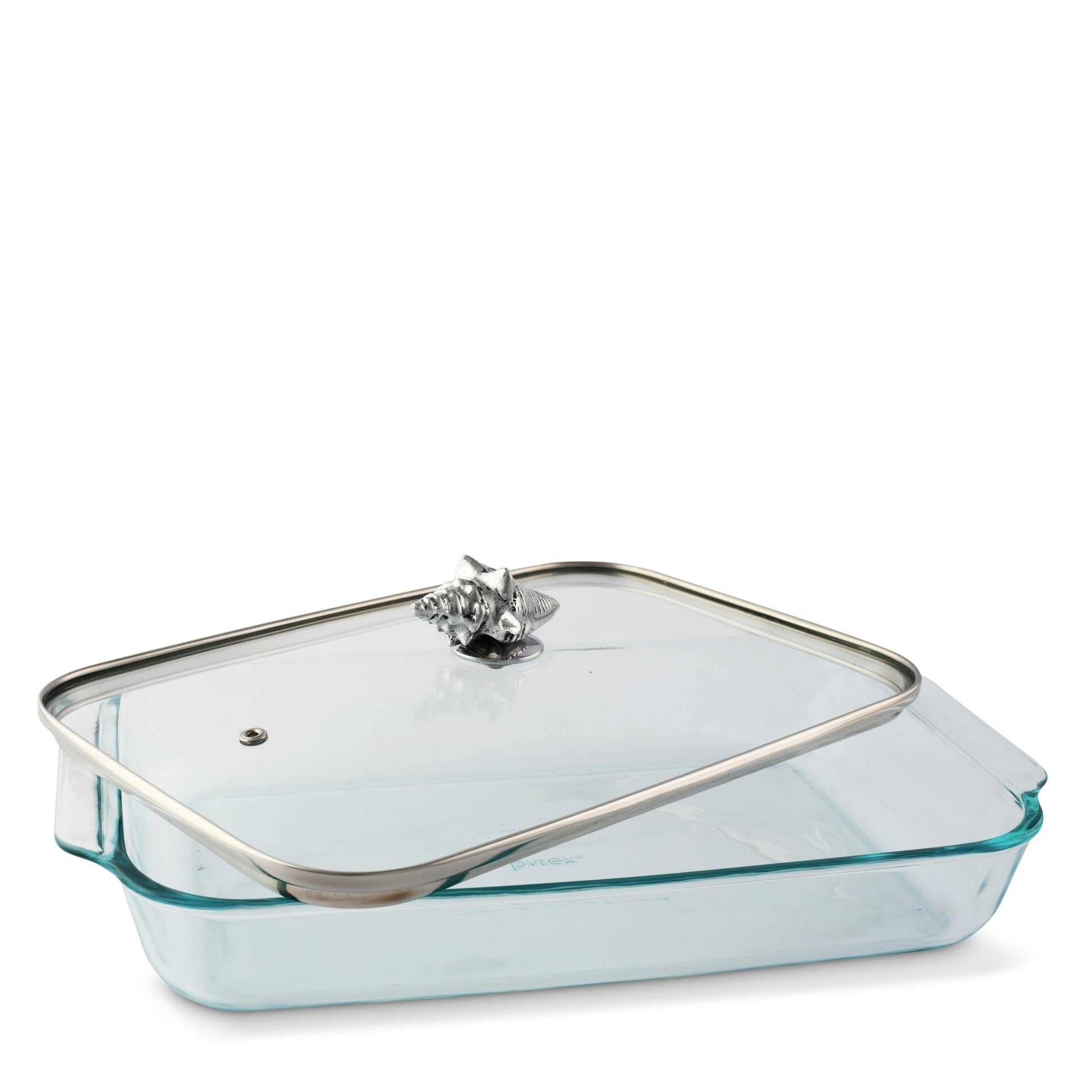 Shell Lid with Pyrex 3 quart Baking Dish - themonogram manor 