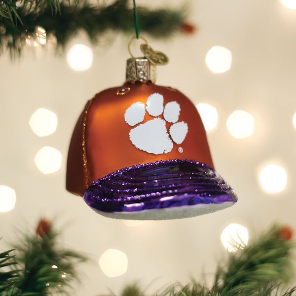 Clemson Baseball Cap Ornament - #themonogram manor #