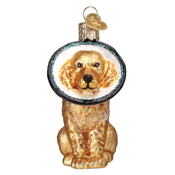 Cone Of Shame Dog Ornament - #themonogram manor #