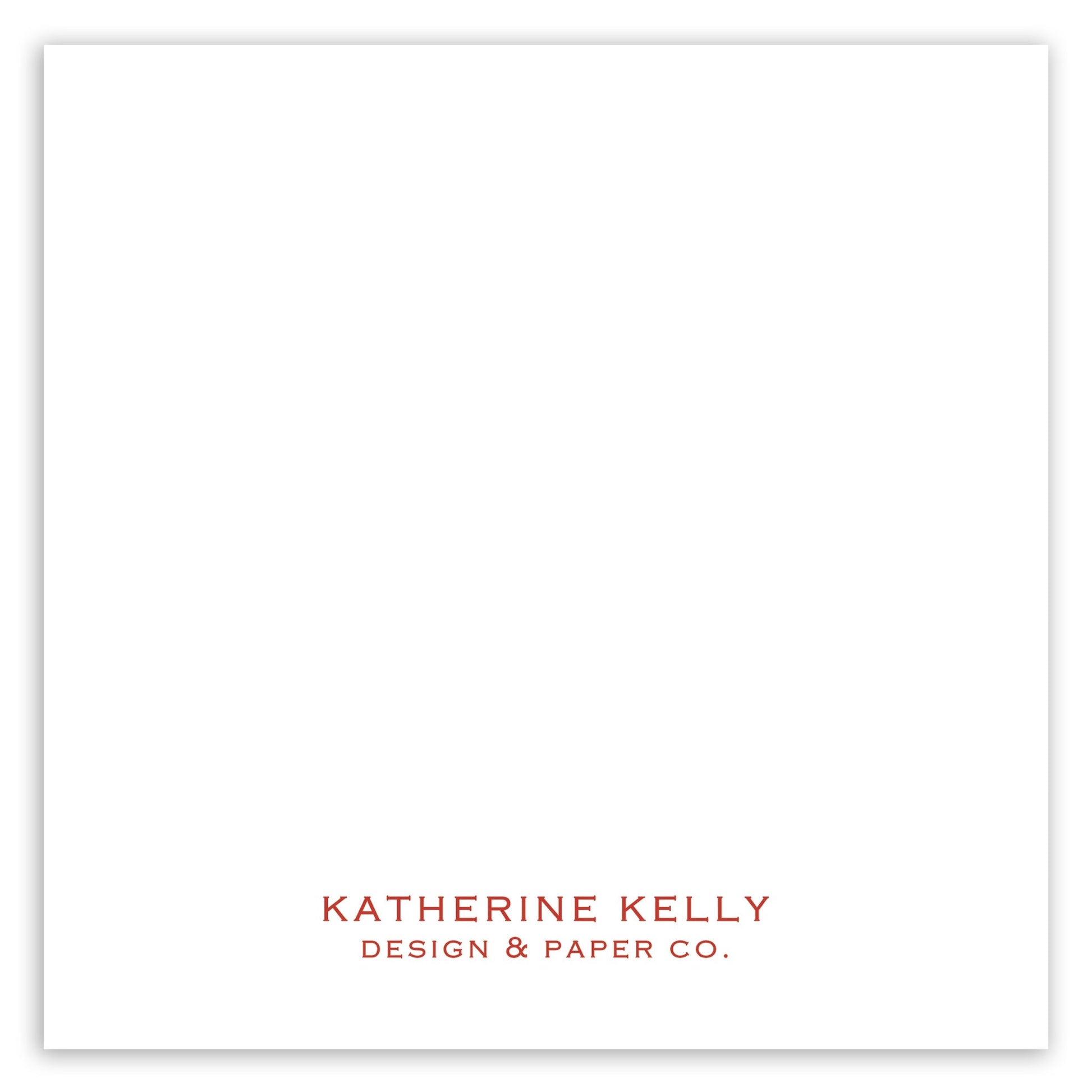 christmas initial enclosure card - themonogram manor 