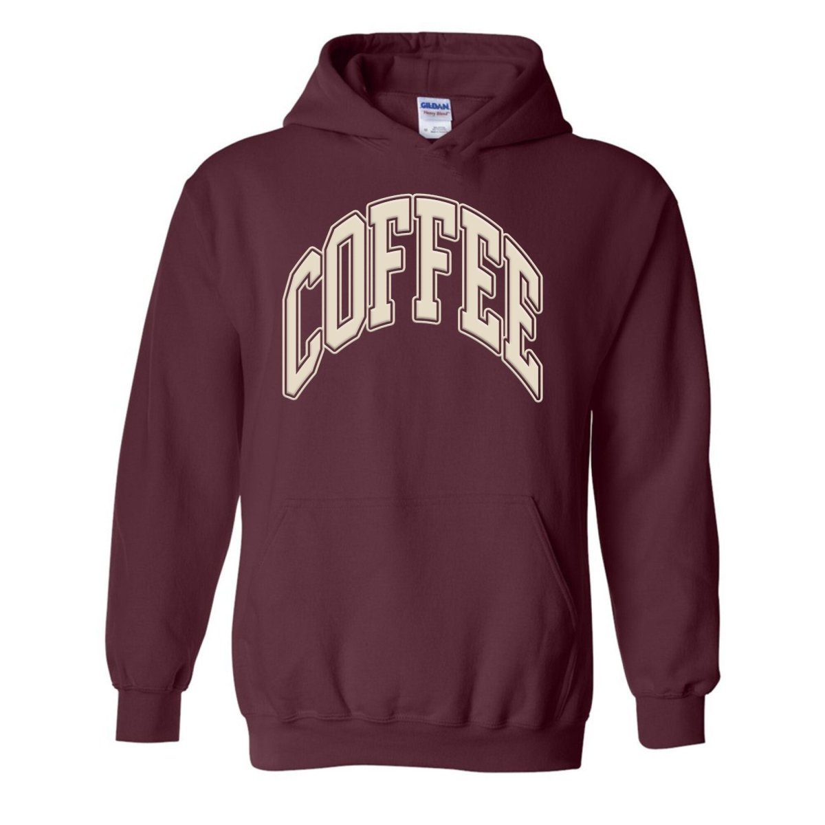 'Coffee' PUFF Hoodie - themonogram manor 