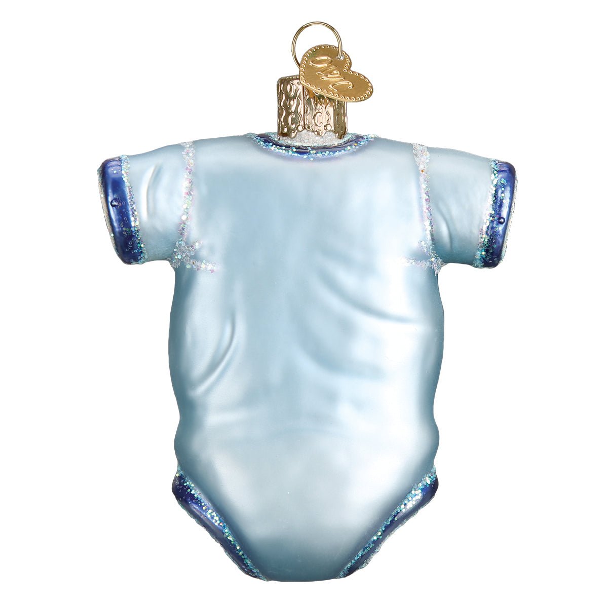 Blue Baby Onesie Ornament - #themonogram manor #