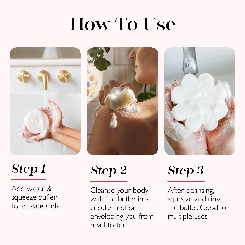 Pink Aloe | Eco Body Buffer - themonogram manor 