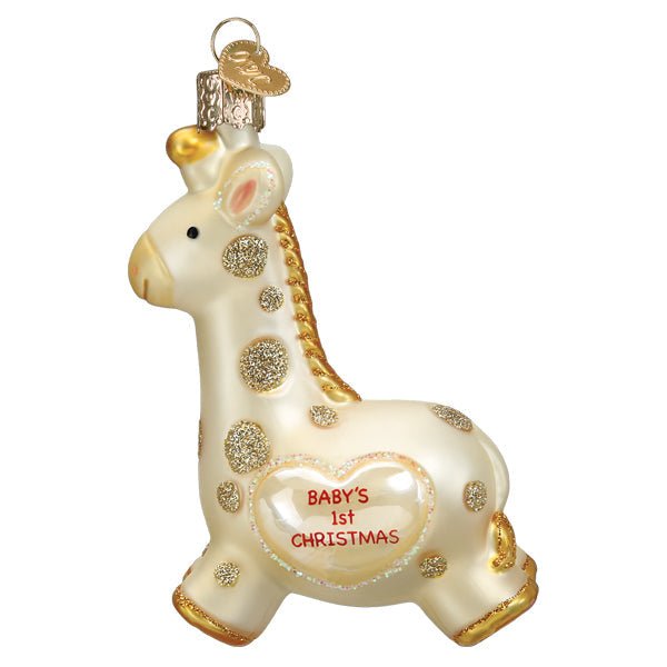 Baby's First Christmas Giraffe Ornament - themonogram manor 