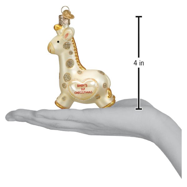 Baby's First Christmas Giraffe Ornament - themonogram manor 