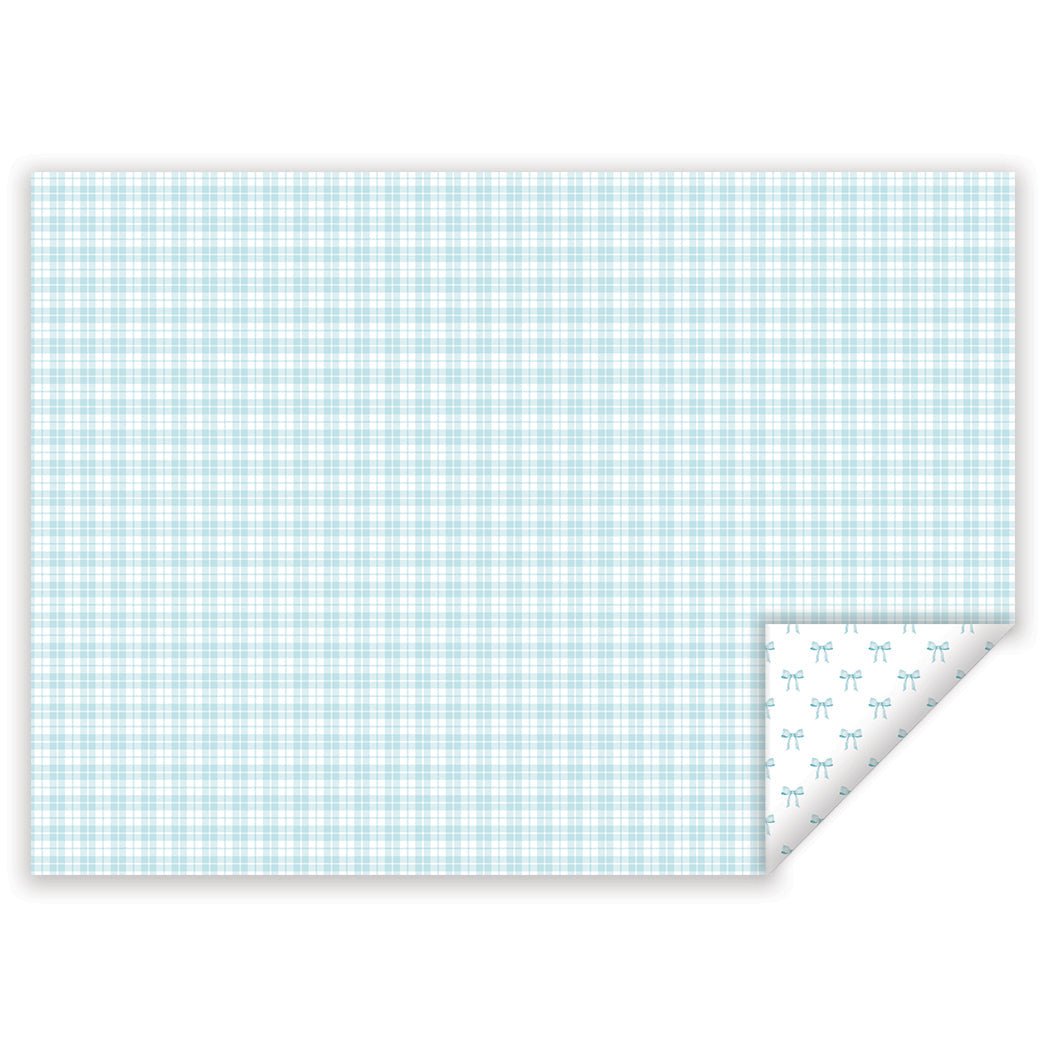 watercolor bow wrapping paper - themonogram manor 