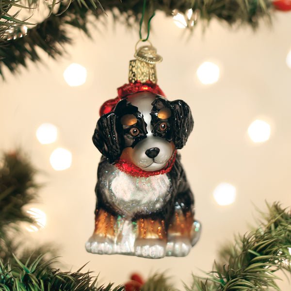 Bernedoodle Puppy Ornament - themonogram manor 