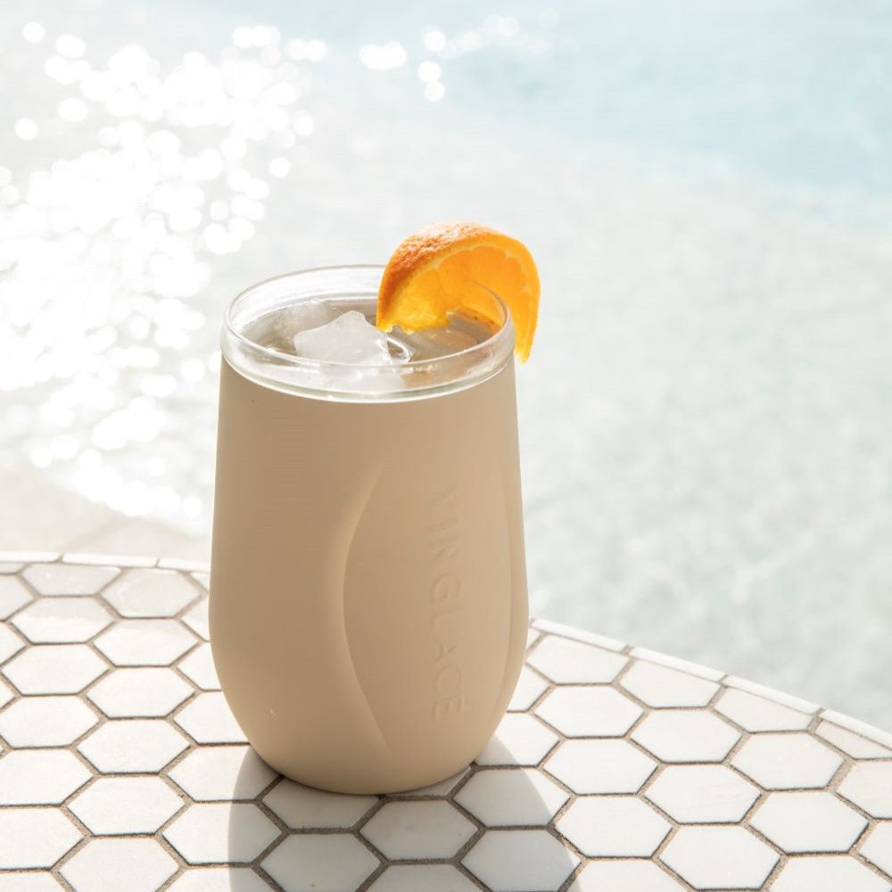 Glass Lined Wine Glass - themonogram manor 