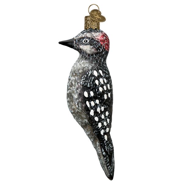 Vintage Hairy Woodpecker Ornament - themonogram manor 