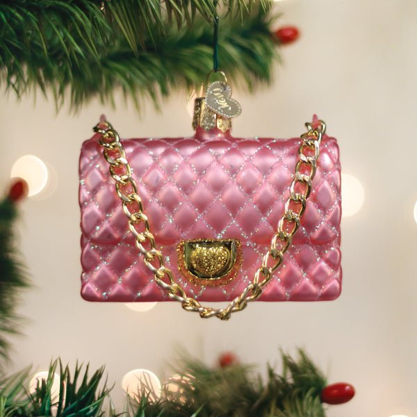 Quilted Purse Ornament - themonogram manor 
