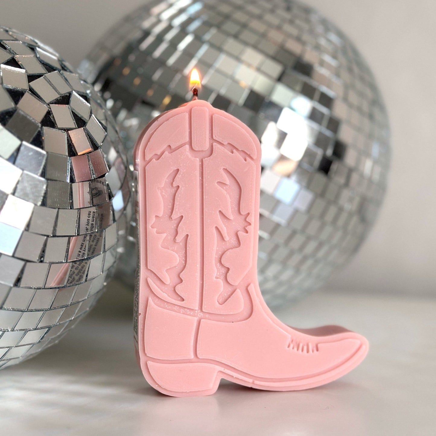 cowboy boot shape candles - themonogram manor 