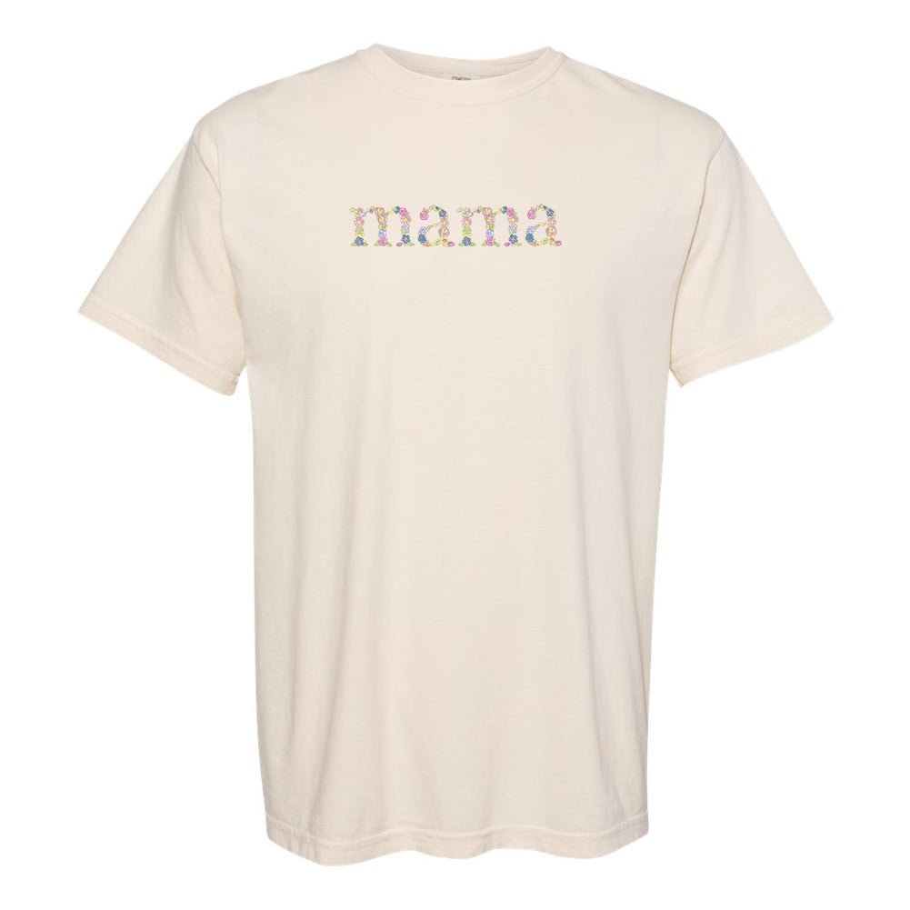 'Floral Mama' Comfort Colors T-Shirt - themonogram manor 