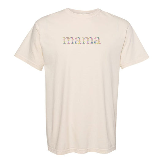 'Floral Mama' Comfort Colors T-Shirt - themonogram manor 