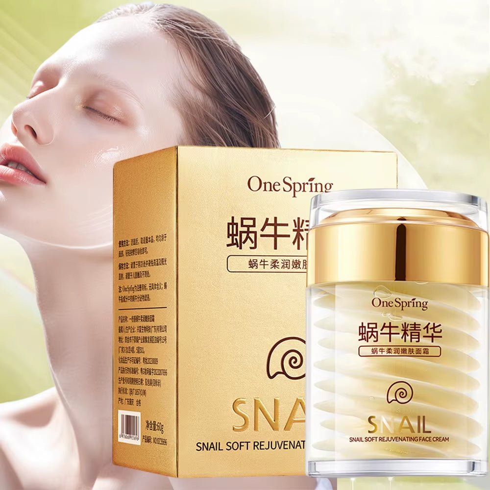 Snail Collagen Face Cream Moisturizer Firming Brighten Skin Day Cream for Face Nourishing Smoothing Korean Cosmetics Skin Care - themonogram manor 