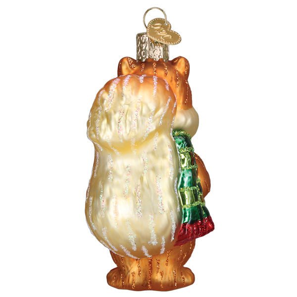 Silly Christmas Squirrel Ornament - #themonogram manor #