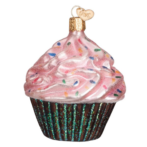 Pink Chocolate Cupcake Ornament - themonogram manor 