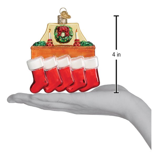 Family Of 5 Stockings Ornament - themonogram manor 
