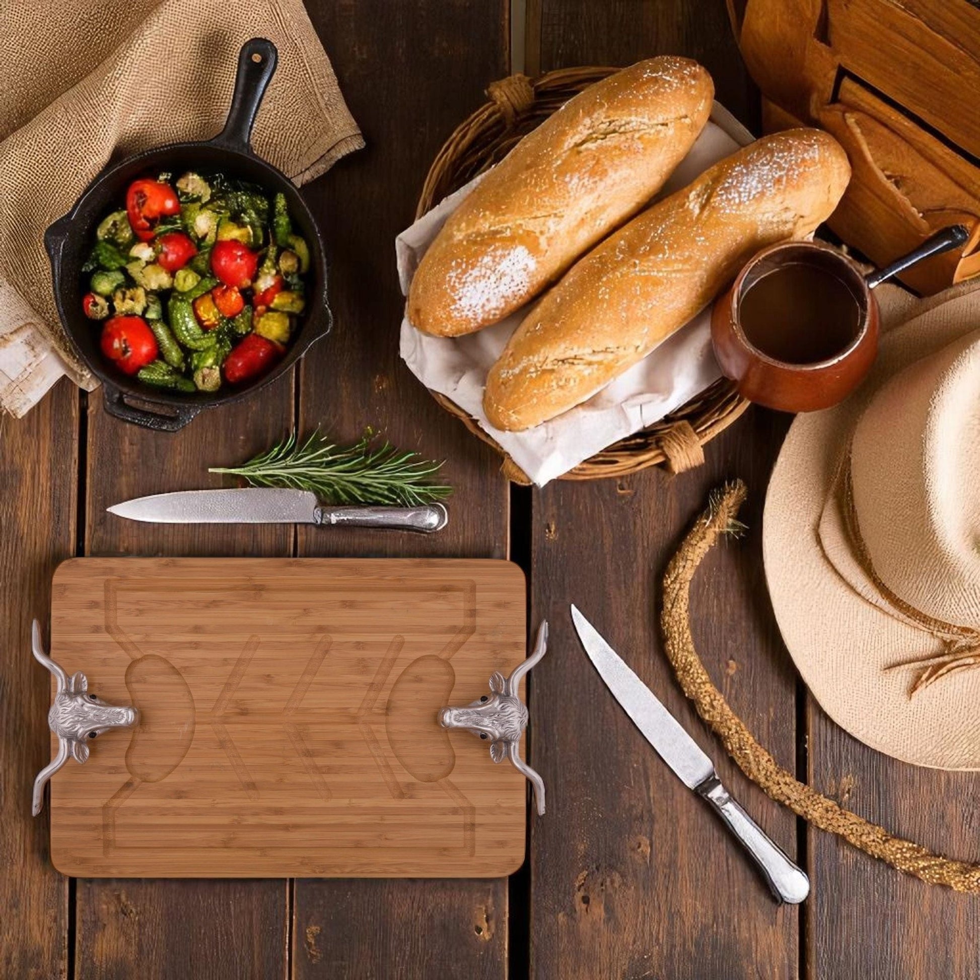 Longhorn Carving Board - themonogram manor 
