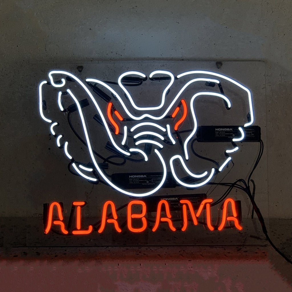 Alabama Angry Elephant Neon Signs Light - themonogram manor 