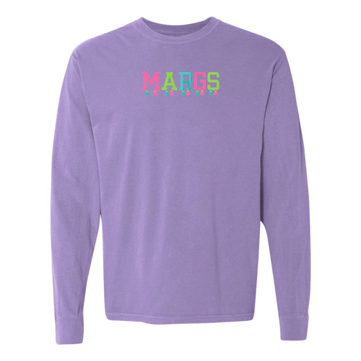Embroidered Tasseled 'Margs' Long Sleeve - themonogram manor 