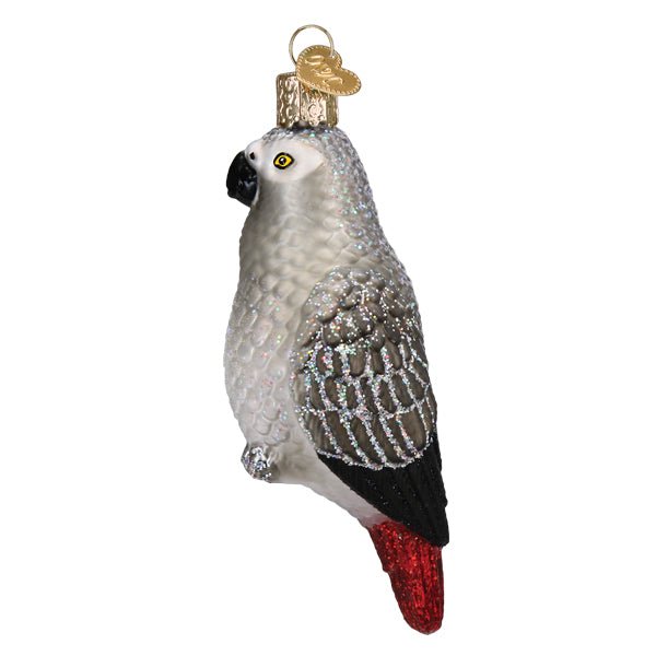African Grey Parrot Ornament - themonogram manor 