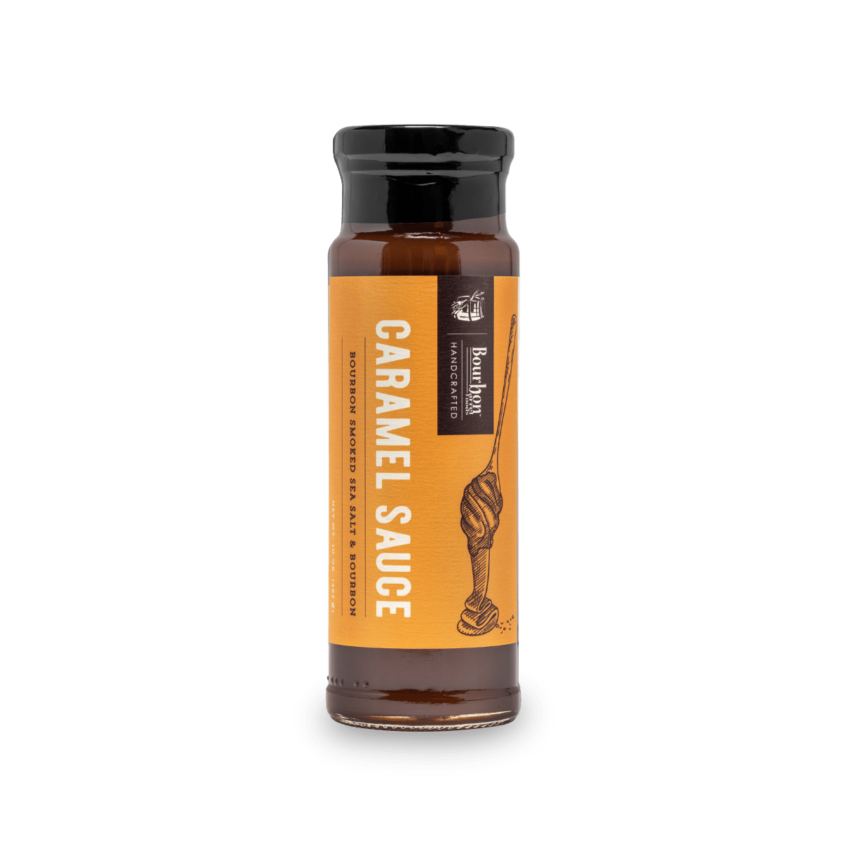 Caramel Sauce – Bourbon Smoked Sea Salt & Bourbon - themonogram manor 